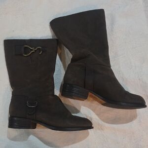 Nike Dark Brown Heeled Boots